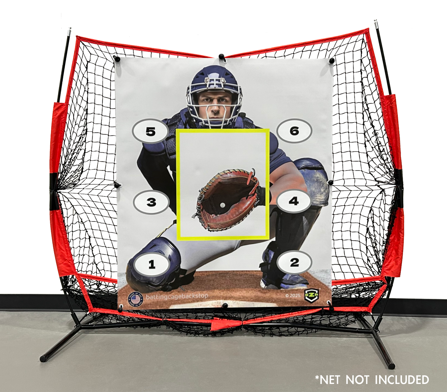Catcher Pro™ - Baseball Pitching Backstop Target