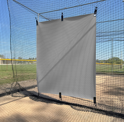 5' x 6' - OUTDOOR Batting Cage Backstop • 6 Point Fastener Model