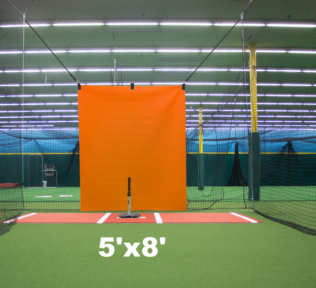 5' x 8' Vinyl Heavy Duty Baseball Batting Cage Backstop - GBCC