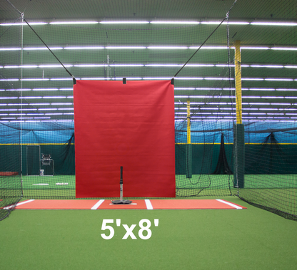 5' x 8' Vinyl Heavy Duty Baseball Batting Cage Backstop - GBCC