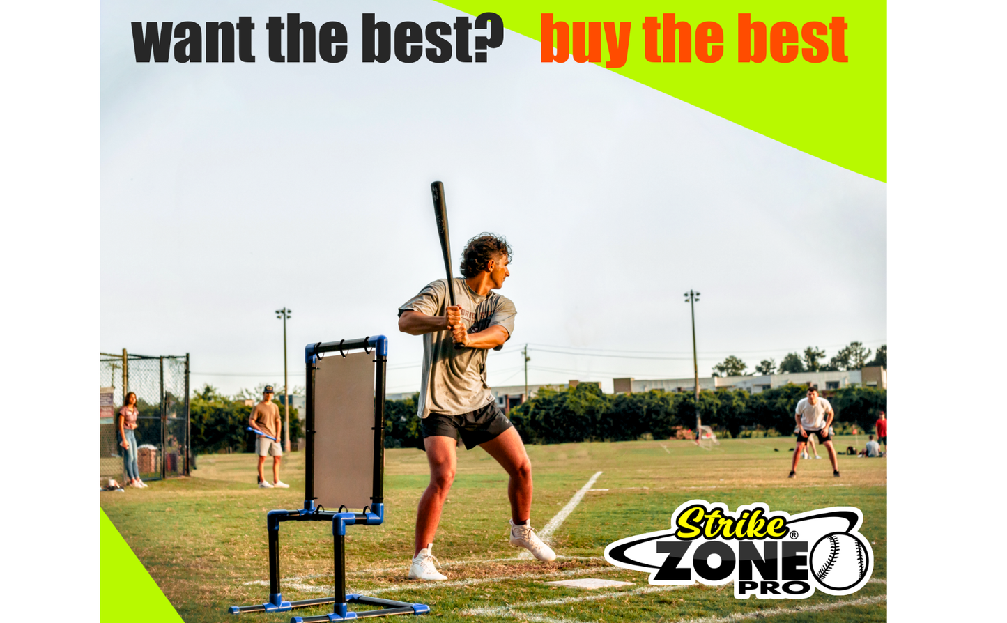 A+  Strike Zone Pro™ - Steel Plate wiffle ball target