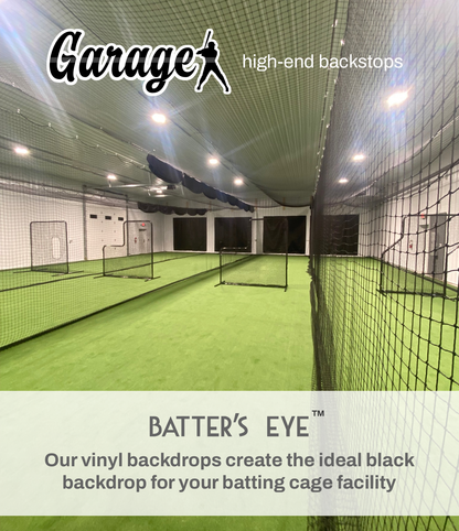 Batters Eye Screen 5' x 10' - Optimize Baseball Batting Cage Training - GBCC