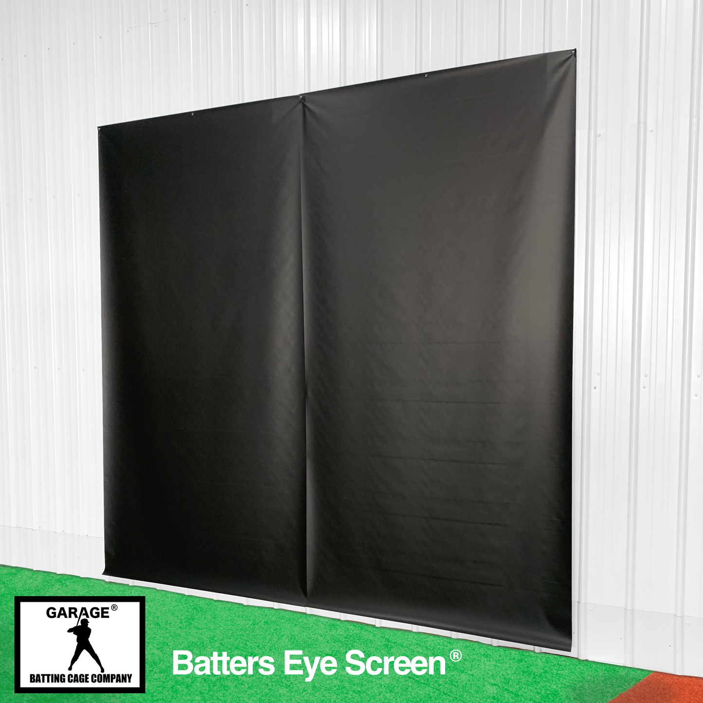 Batters Eye Screen 5' x 10' - Optimize Baseball Batting Cage Training - GBCC