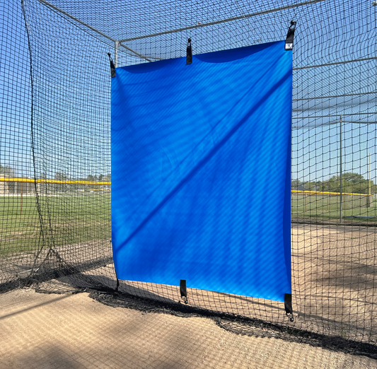 5' x 6' - OUTDOOR Batting Cage Backstop • 6 Point Fastener Model