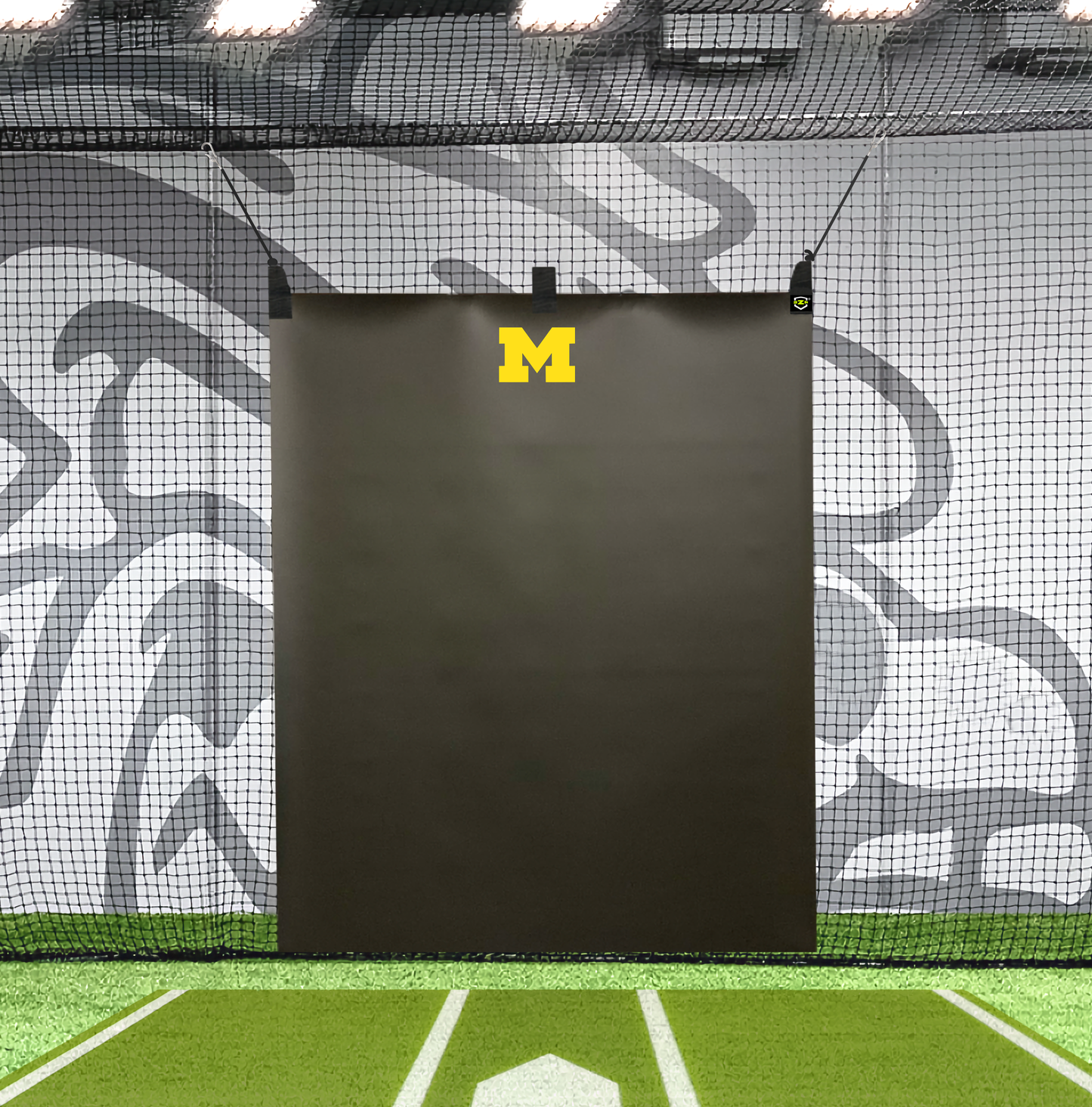 5' x 6' - YOUR CUSTOM LOGO Baseball Backstop - Vinyl Batting Cage Backstop