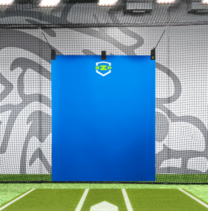 5' x 6' - YOUR CUSTOM LOGO Baseball Backstop - Vinyl Batting Cage Backstop