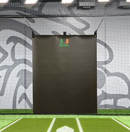 5' x 6' - YOUR CUSTOM LOGO Baseball Backstop - Vinyl Batting Cage Backstop