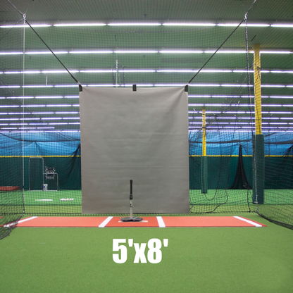 5' x 8' Vinyl Heavy Duty Baseball Batting Cage Backstop - GBCC