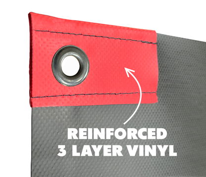 4' x  6' - Pro Grade Baseball Batting Cage Backstop with grommets